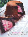 Raspberry Ripple Brownies Bomb