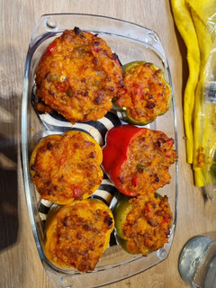 Una foto de Pimientos rellenos