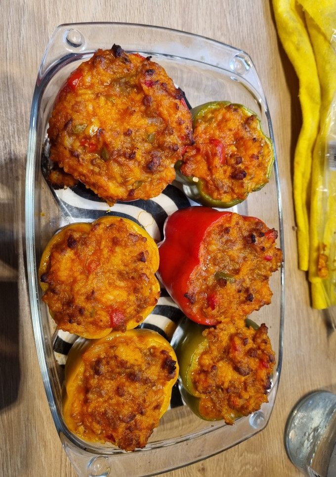 Una foto de Pimientos rellenos