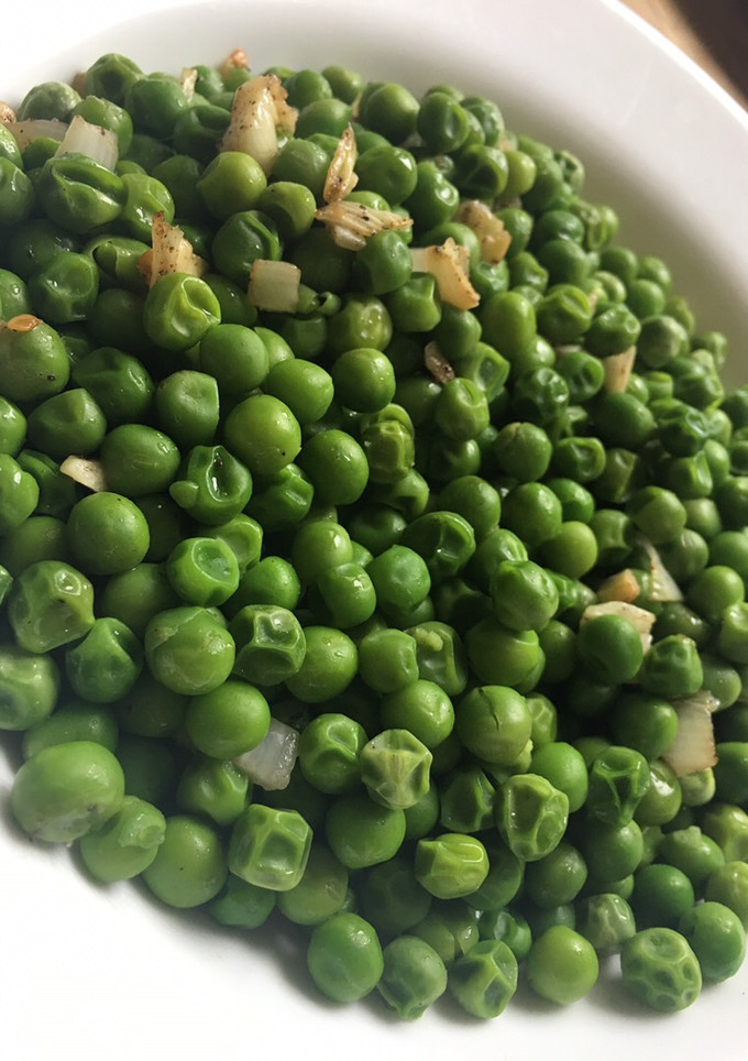 Una foto de Guisantes sencillos