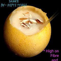 A picture of Musk melon shake.