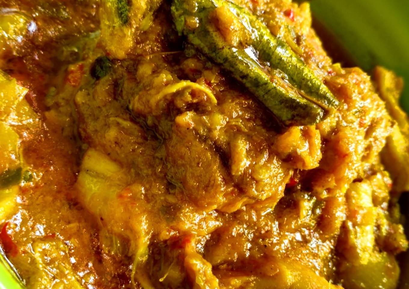 Rendang ayam lada putih