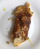Omelette de arroz y jamón