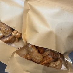 A picture of Best Ever Pub Pork Scratchings - £1.25 in shops for 65 gr I made 200 gr for less than £1.