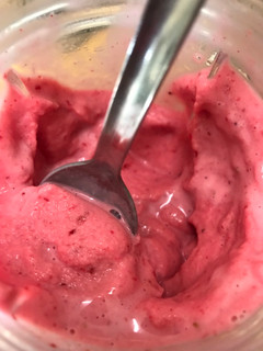 Una foto de Helado de fresas 🍓 0%