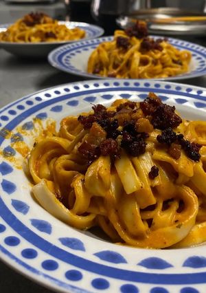 Una foto de Pasta Carbonara a la Española 🇪🇸🤌🏼