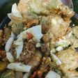 Buncis udang goreng telur asin