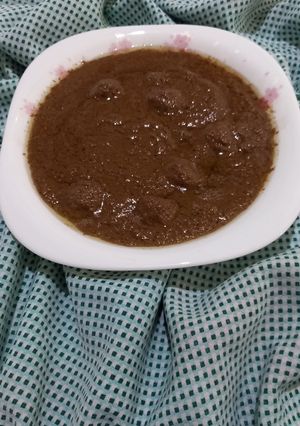 عکسی از دستور فسنجان با گو شت قلقلی