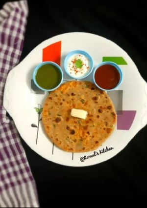 વેજ. પનીર પરાઠા (Veg. Paneer Paratha Recipe In Gujarati) રેસીપી મુખ્ય ફોટો