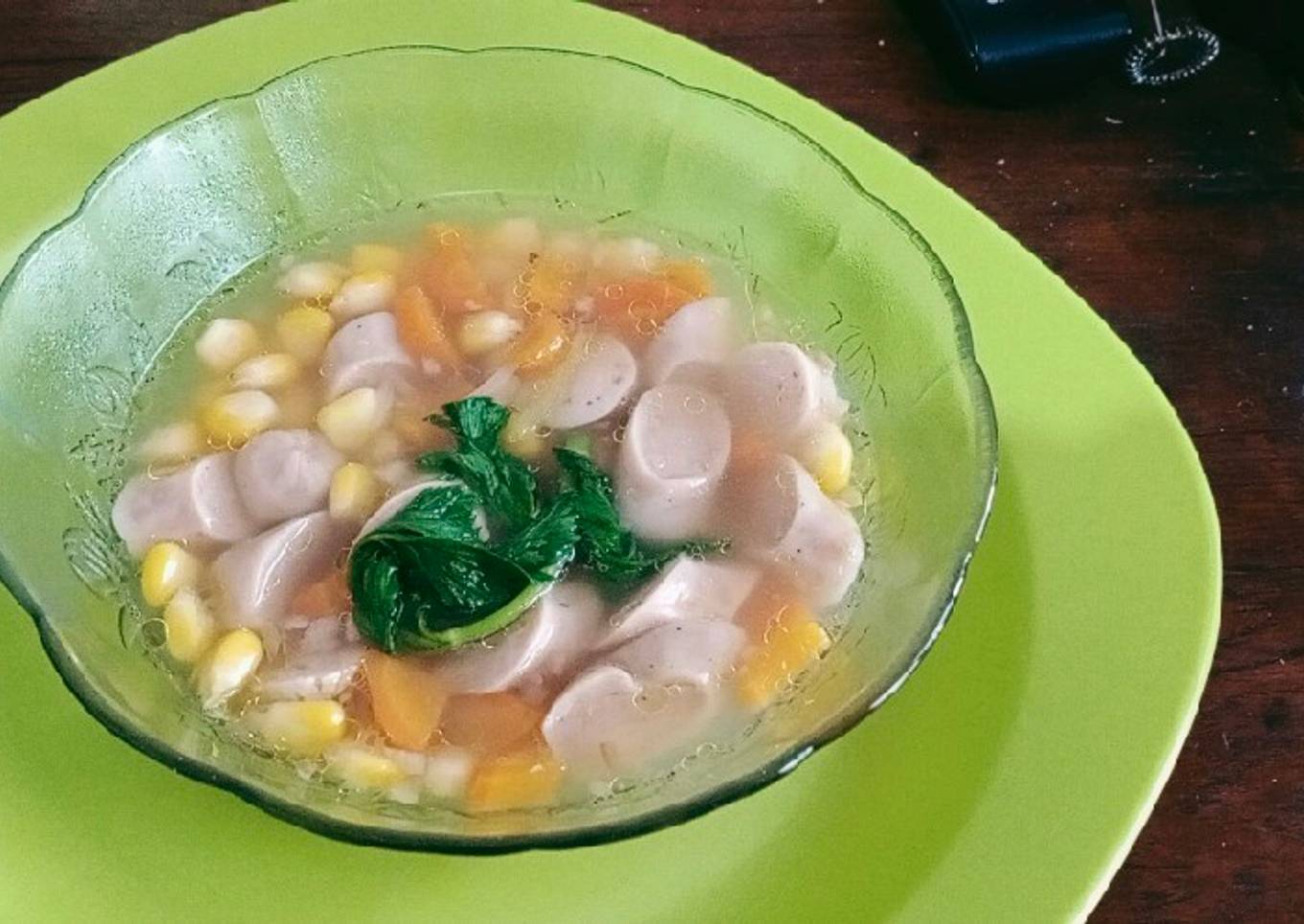 Sup Jagung Sosis