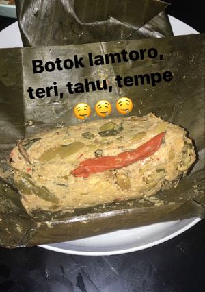 Foto resep Botok teri, lamtoro, tahu, tempe praktis dan enak