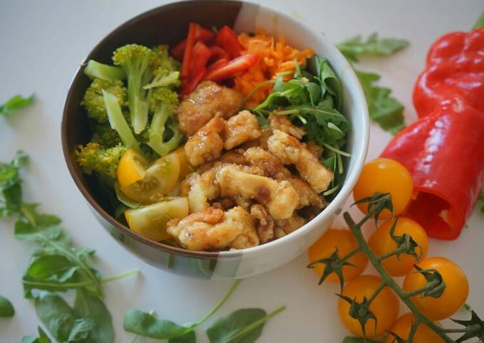 Lemon Honey Chicken Salad