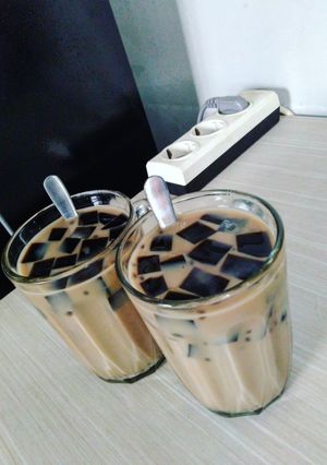 Foto resep Es susu cincau