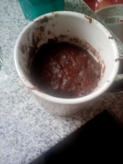 Una foto de Mug cake de chocolate