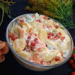 Creamy fruits Chaat 😋 😍 A picture of Creamy fruits Chaat 😋 😍.