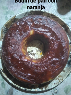 Una foto de Budín de pan