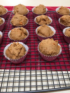 A picture of Noom Friendly Whole Wheat Sweet Potato Muffins.