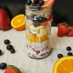 A picture of Milk Oatmeal Parfait.