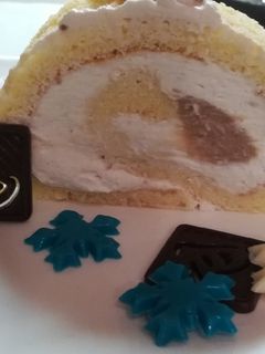 Gesztenyés tekercs gluténmentesen recept fotója