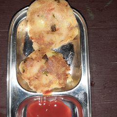 A picture of Leftover upma tikki rava tikki.