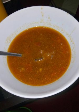A picture of Beef soup #4 weeks challenge #charityrecipe.