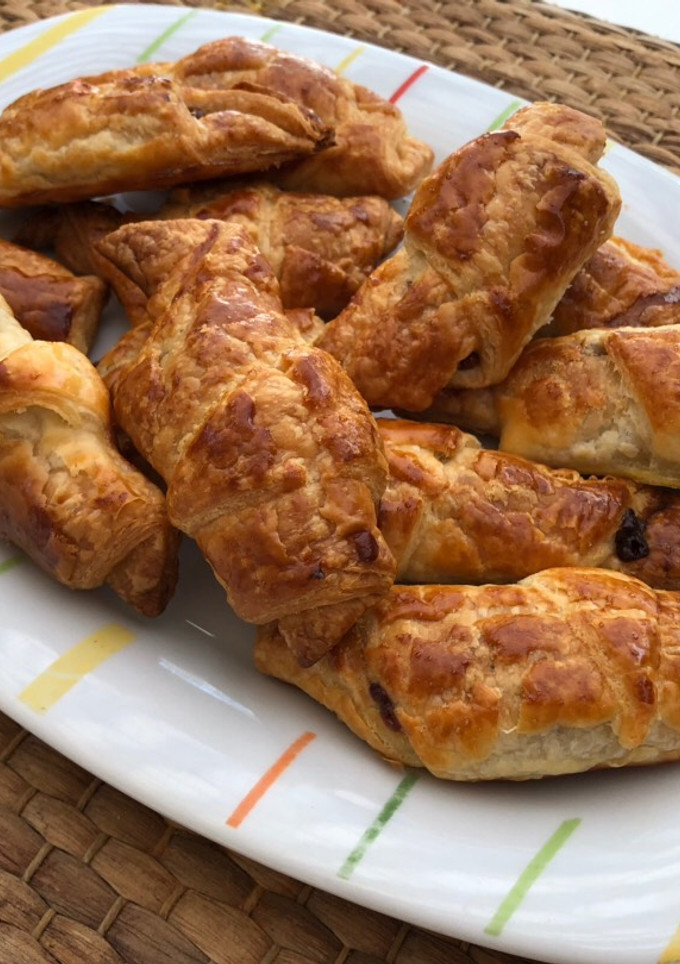 Una foto de Croissants de chocolate
