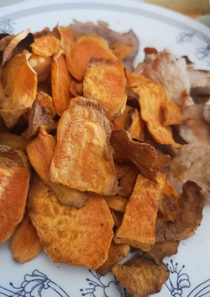 Una foto de Chips de boniato