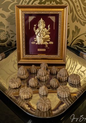 A picture of Sesame modak.