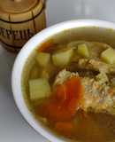 Уха по-домашньому з хребта червоної риби 🍲