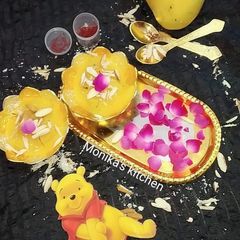 A picture of Mango halwa.
