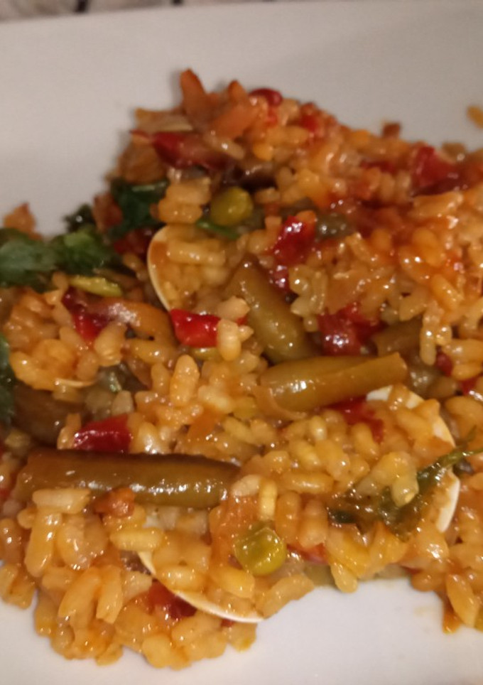 Una foto de Arroz amor mío con verduras