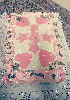 صورة لوصفة كيكه اسفنجيه للمناسبات