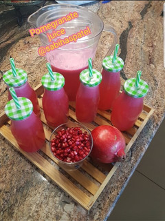 A picture of Pomergrante juice.