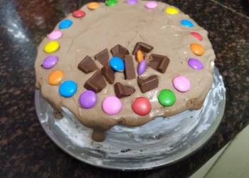 How To Making Recipe Chocolate gems cake Practical Delicious