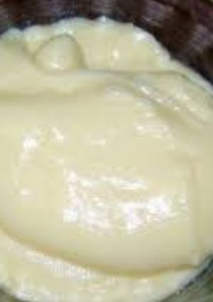 A picture of Vanilla custard.