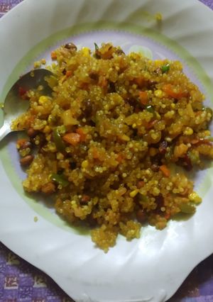 फलाहारी साबूदाने का उपमा (falahari sabudana ka upma recipe in Hindi) रेसिपी मुख्य फोटो