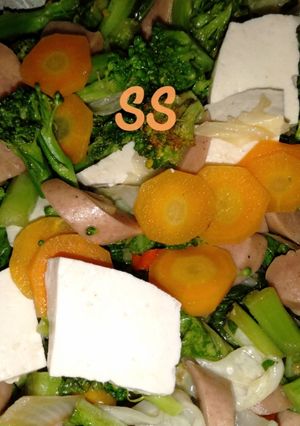 Foto resep Ca Brokoli Sosis Saus Mentega
