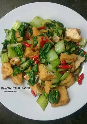 Foto resep Tumis Pakcoy Tahu Pasek