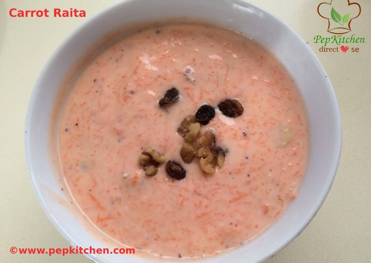 Simple Way to Make Any-night-of-the-week Carrot Raita