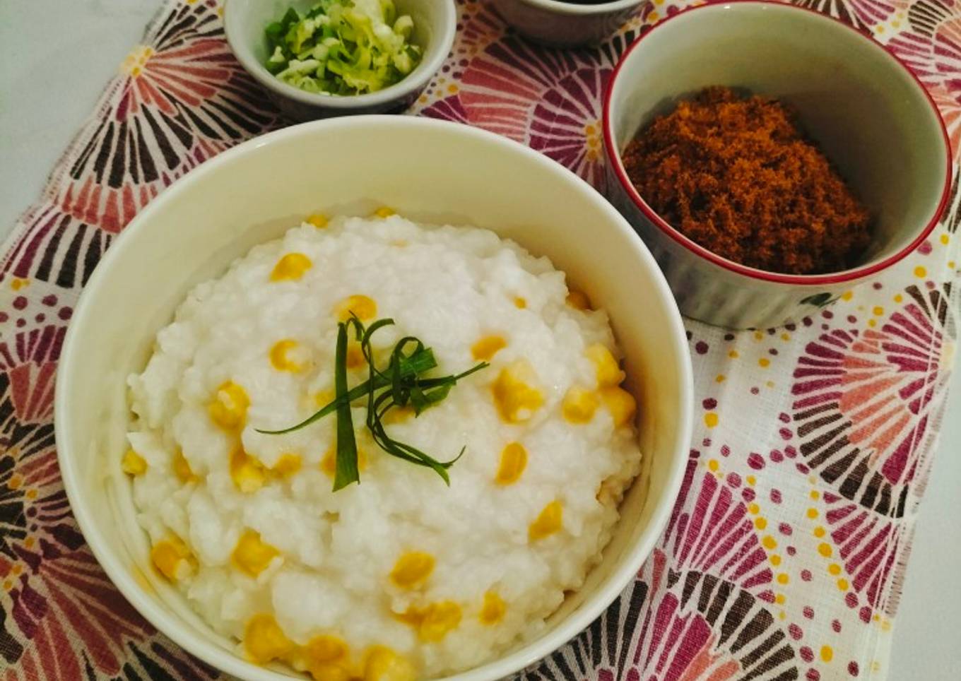 504. Bubur Nasi Jagung Gurih