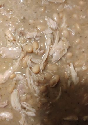 A picture of White bean Chicken Chili.