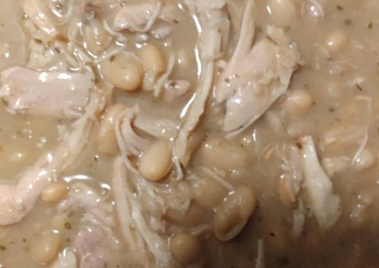 Steps to Prepare Favorite White bean Chicken Chili