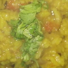 A picture of Moong dal khichdi.