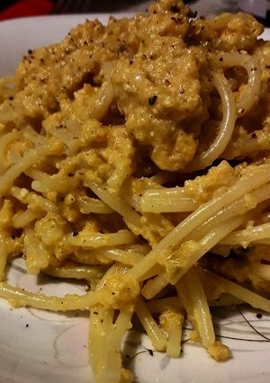 A picture of Pumpkin and Almond Pesto.