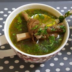 A picture of Mutton Paya(trotters) soup.