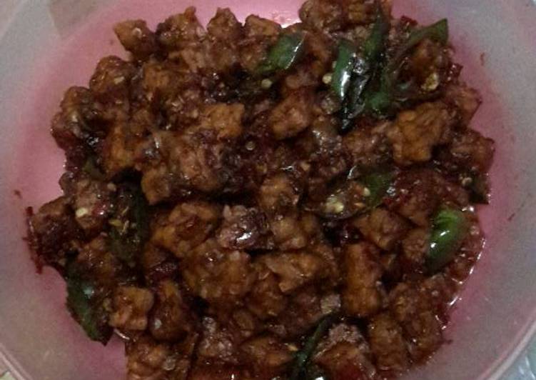 Oseng tempe cabe hijau