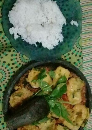 Foto resep Geprek tahu tempe penyet
