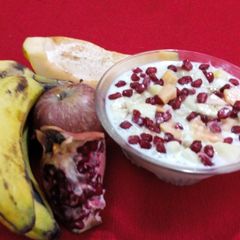 A picture of Samak rice kheer.