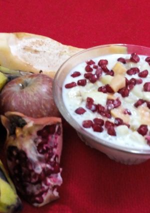 A picture of Samak rice kheer.