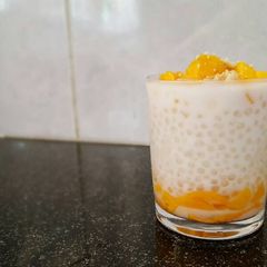 Mango Sago dessert A picture of Mango Sago dessert.